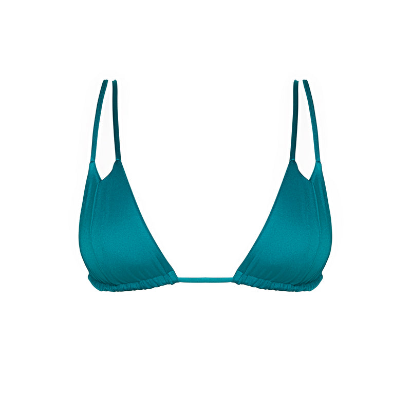 DARIA BLUE FONDALE - Bralette Bikini Top