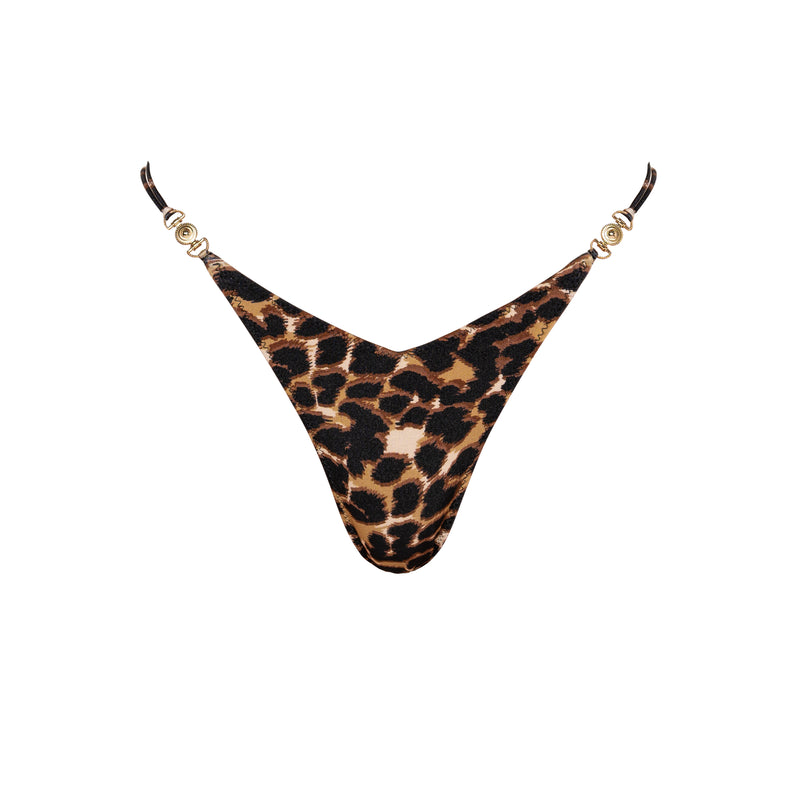 LIA Leopard Luxe - Brazilian Bikini Bottoms